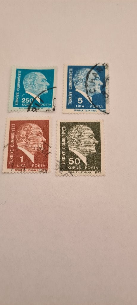 8131 turkije mustafa kemal ataturk, Verzenden, Overige landen