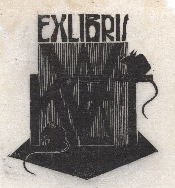 0256 Ex Libris Nederland : Dirk Govert van Luijn, 1930, Verzenden, Ex libris