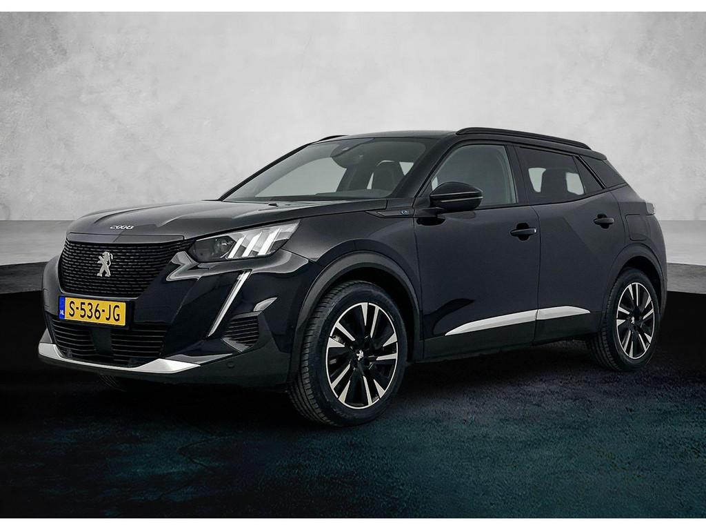 Peugeot e-2008 EV GT 50 kWh | Accu 98% | Navigatie | CarPlay, Auto's, 136 pk, Gebruikt, 900 min, Zwart