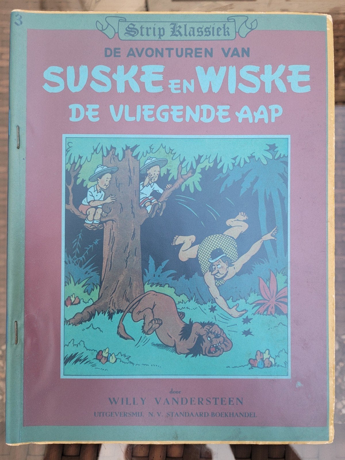 Suske en Wiske deel 3 De vliegende aap, Boeken, Eén stripboek, Ophalen of Verzenden, Gelezen