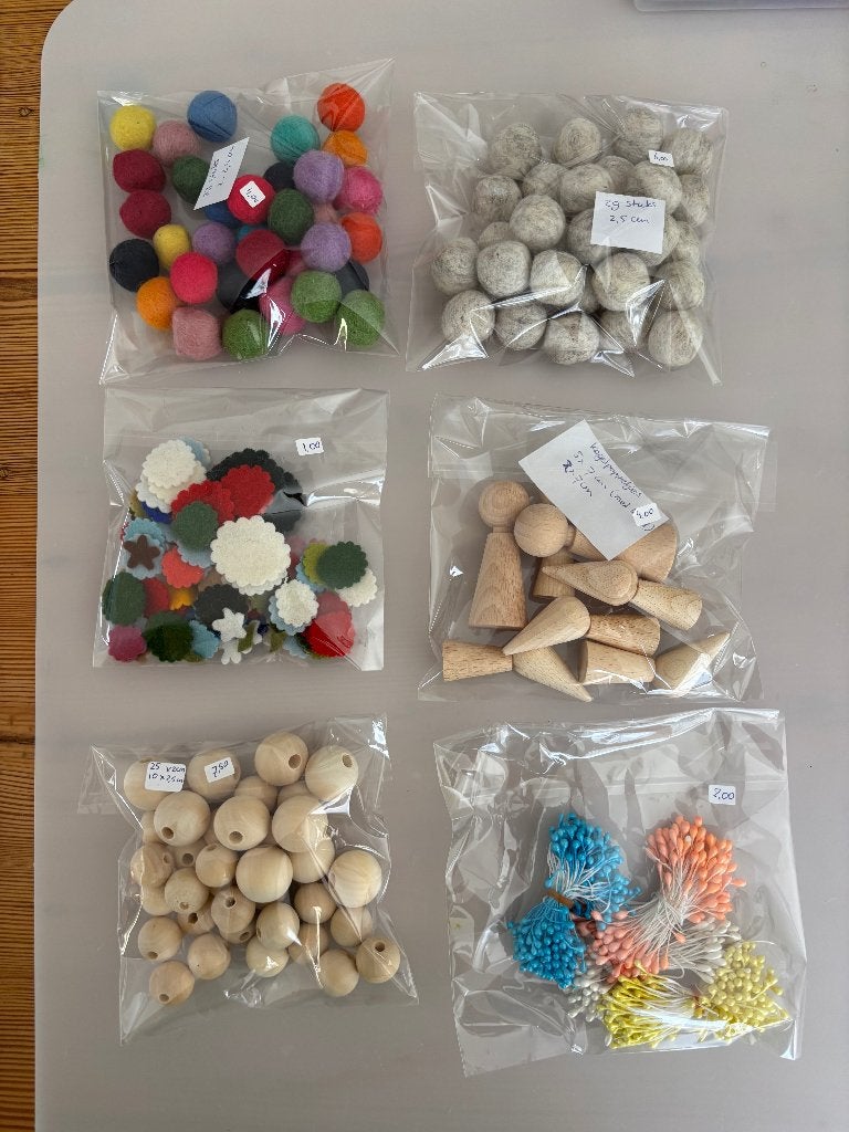 Knutselpakket voor bijv. poppetjes te maken (P5), Overige thema's, Nieuw, Meerkleurig, Ophalen of Verzenden