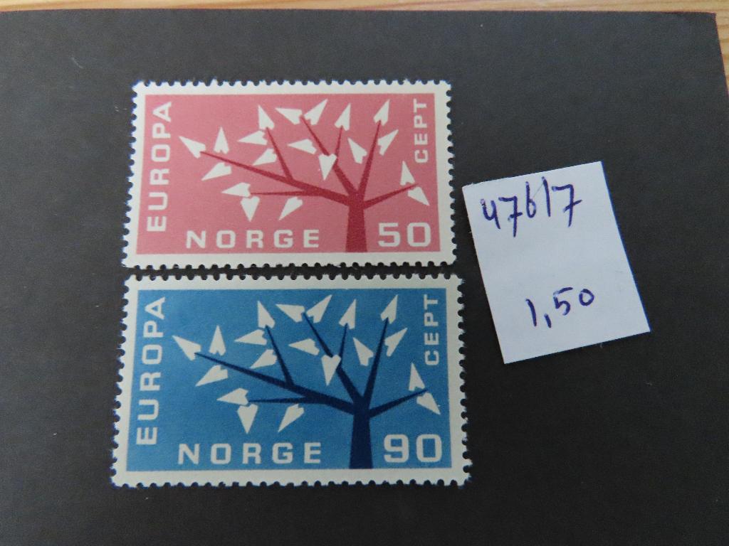 Noorwegen 476/7, Ophalen of Verzenden, Noorwegen, Postfris