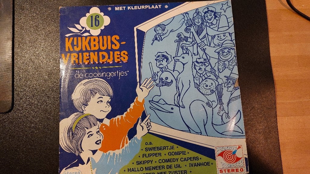 7 platen met kinderliedjes en verhalen, Ophalen of Verzenden, Gebruikt, Verhaal of Sprookje