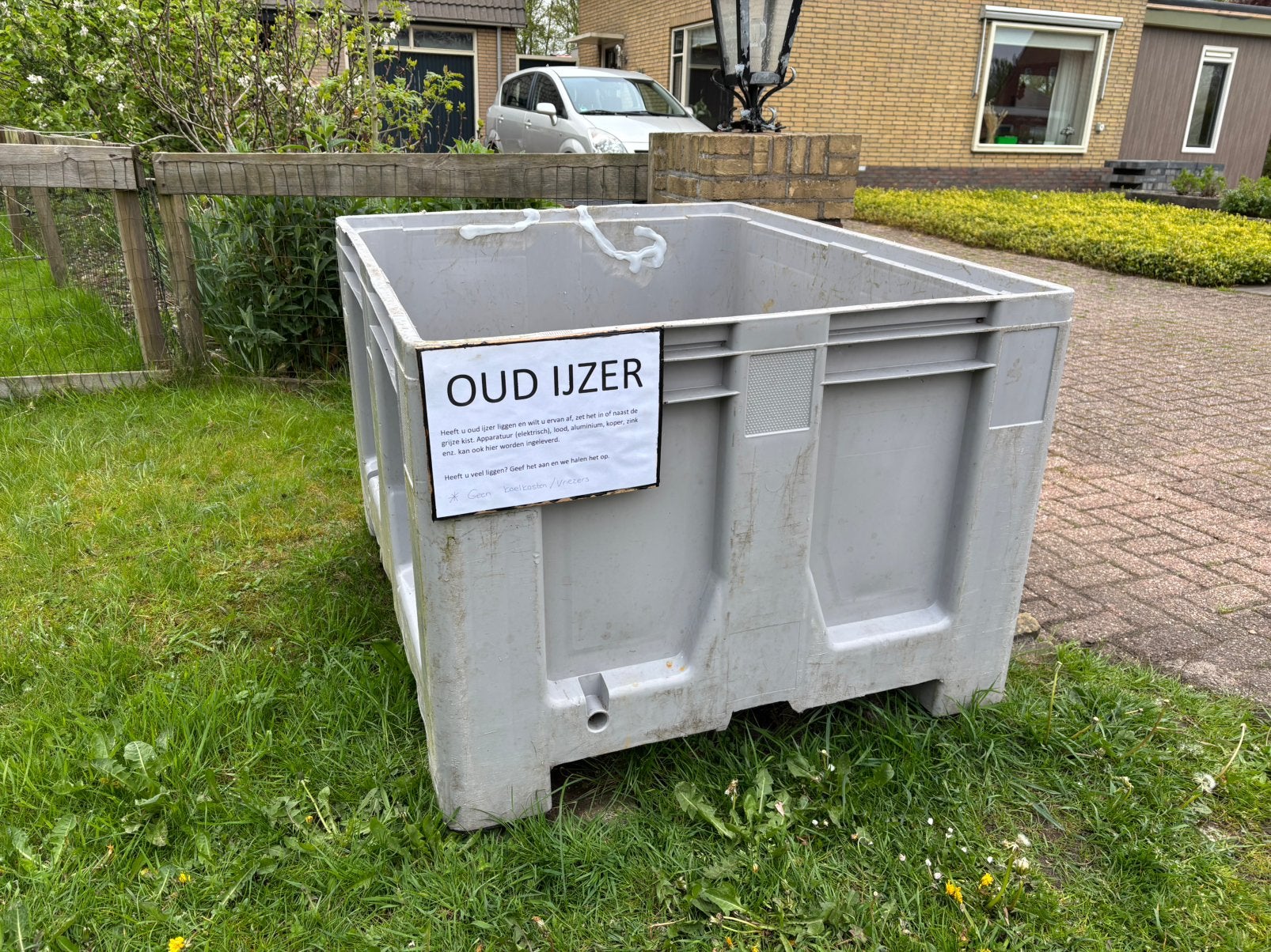 Oud ijzer en metalen inleveren Damwâld eo., Ophalen, Gebruikt, Overige metalen