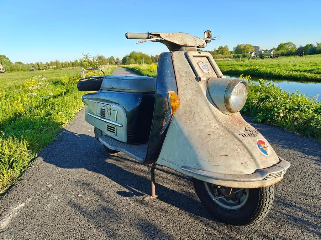 Heinkel Tourist 103-A2 1965 - gerestaureerd met patina, 175 cc, Heinkel, Gebruikt, Ophalen of Verzenden