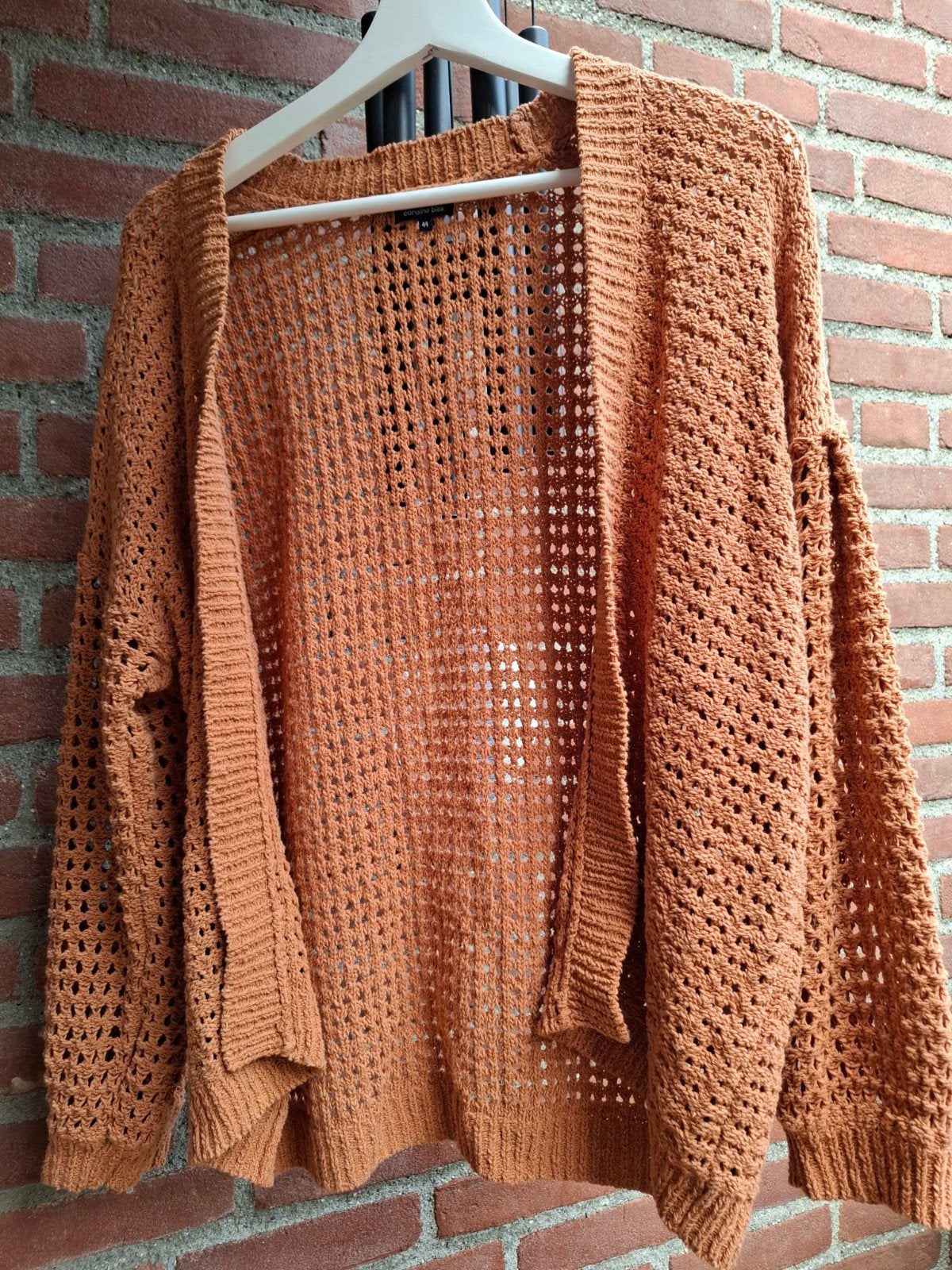 Caroline Biss vest - Camel kleur - Maat 44, Kleding | Dames, Truien en Vesten, Bruin, Maat 46/48 (XL) of groter, Ophalen of Verzenden