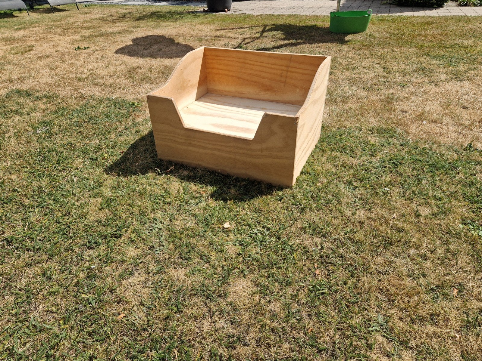 Degelijke houten hondenmand hondenbak 73x54 cm, Ophalen, Gebruikt, Overige