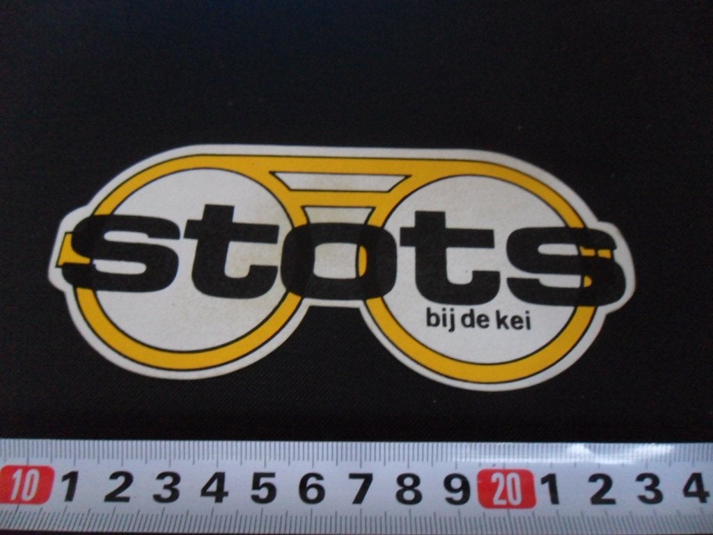 sticker STOTS bij de kei bril optiek amersfoort, Verzamelen, Ophalen of Verzenden, Zo goed als nieuw