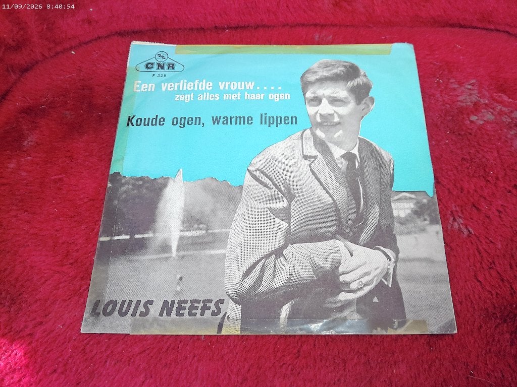 Louis Neefs - een verliefde Vrouw, Gebruikt, Fotohoes, 7 inch, Ophalen of Verzenden