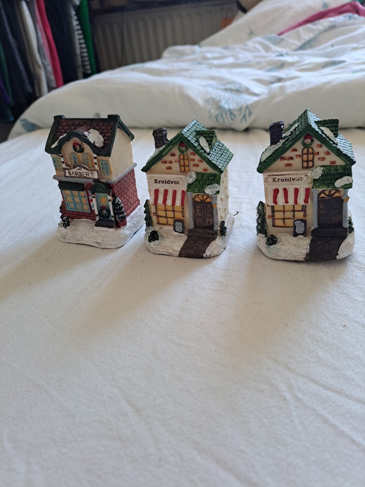 kerst huisjes, Diversen, Kerst, Ophalen of Verzenden, Zo goed als nieuw