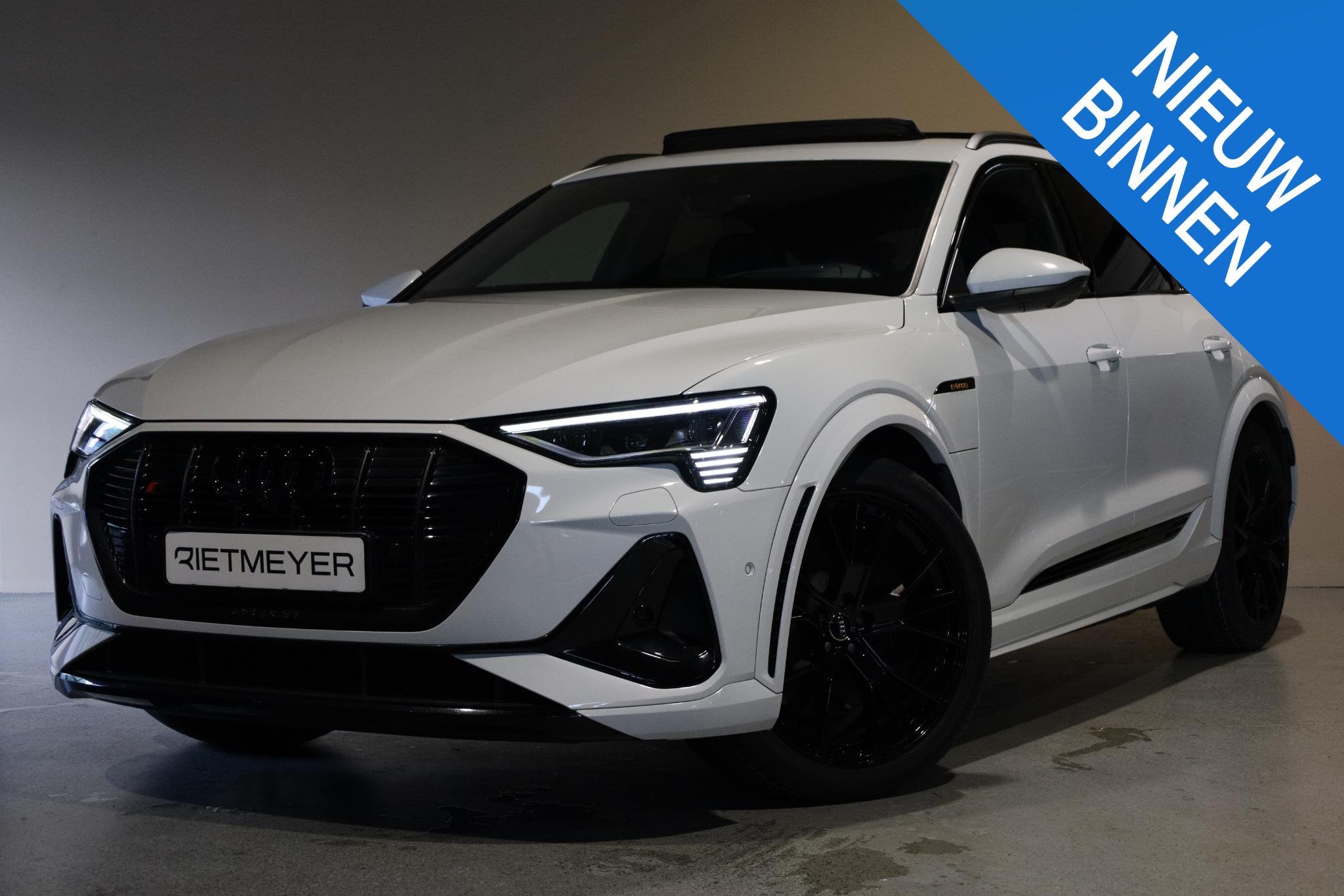 Audi e-tron S quattro 95 kWh 508 pk|Pano | Leder |360°camer, Auto's, Automaat, 234 pk, Wit, Leder
