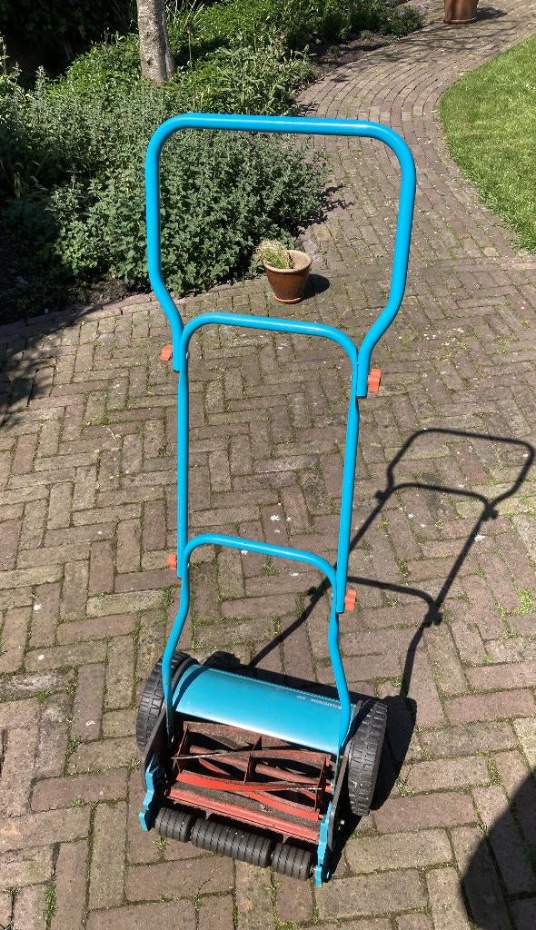 Gardena handgrasmaaier, Tuin en Terras, Grasmaaiers, Ophalen, Gebruikt, Gardena o.a., Handgrasmaaier