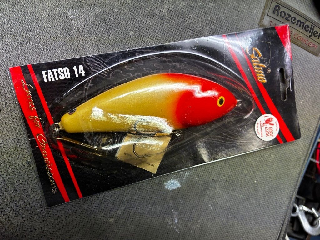Salmo Fatso 14F RH Red Head, oude uitvoering, nieuw, Watersport en Boten, Ophalen of Verzenden, Nieuw, Overige typen