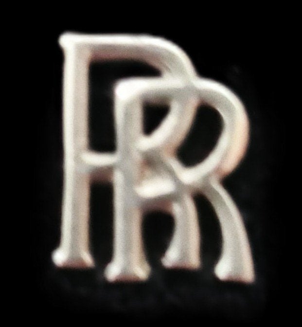 Rolls Royce pin- opengewerkt zilverkleur, Verzenden, Nieuw, Transport, Speldje of Pin
