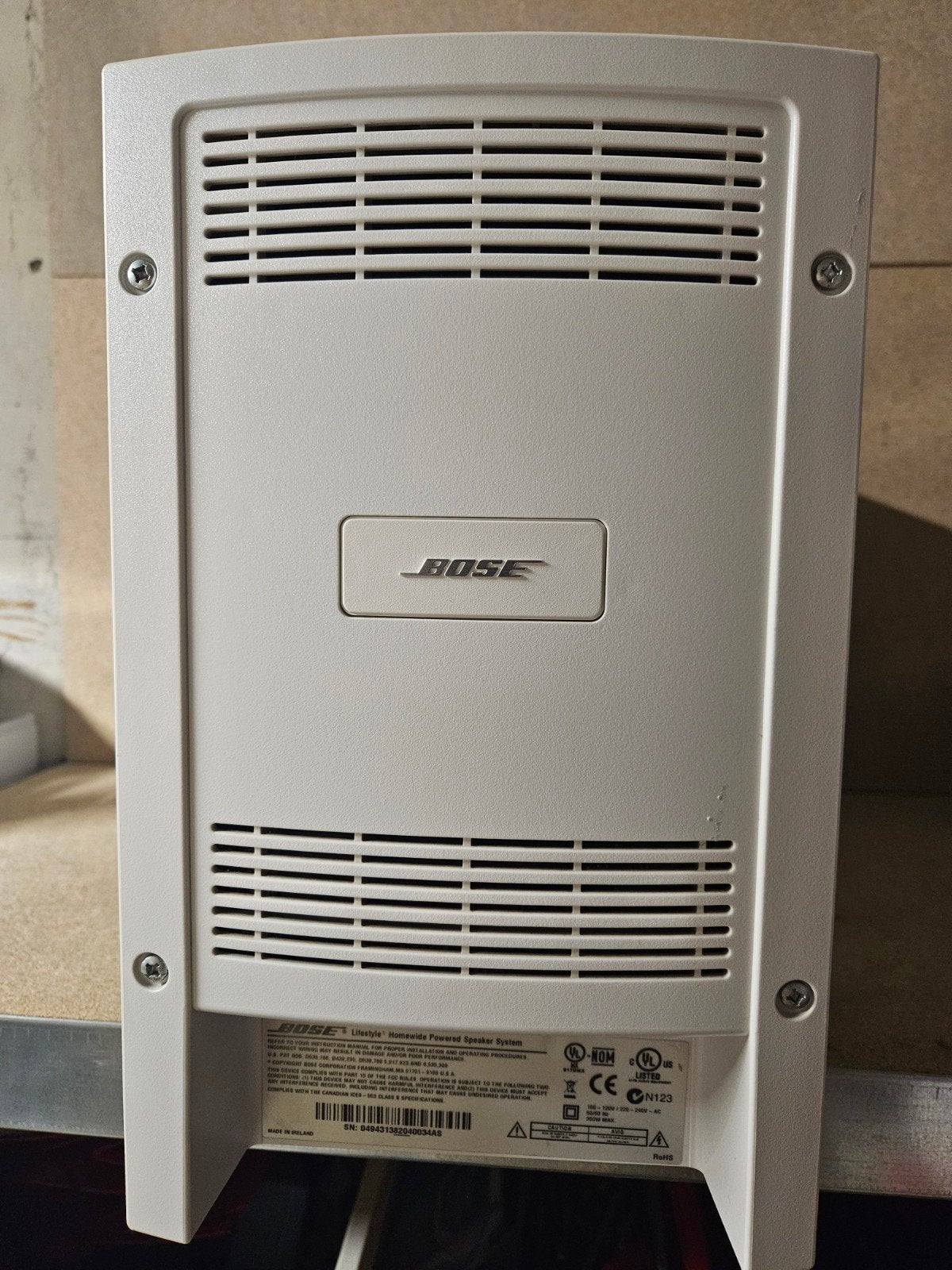 BOSE LIFESTYLE Actieve subwoofer, Ophalen, Subwoofer, Zo goed als nieuw, Bose