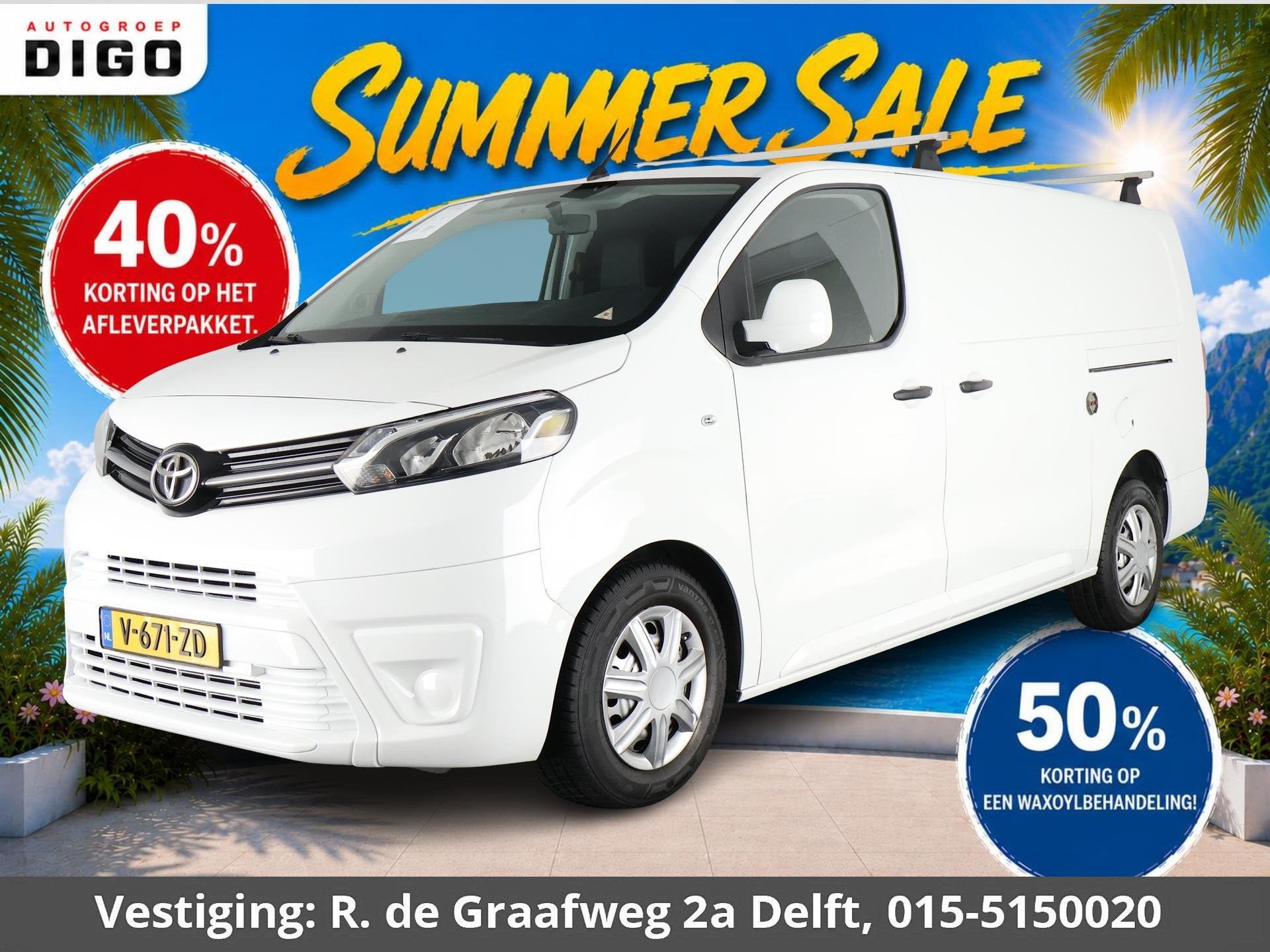 Toyota PROACE Long Worker 1.6 D-4D Cool Comfort Long (ex. BT, Auto's, Voorwielaandrijving, Stof, Gebruikt, 2000 kg