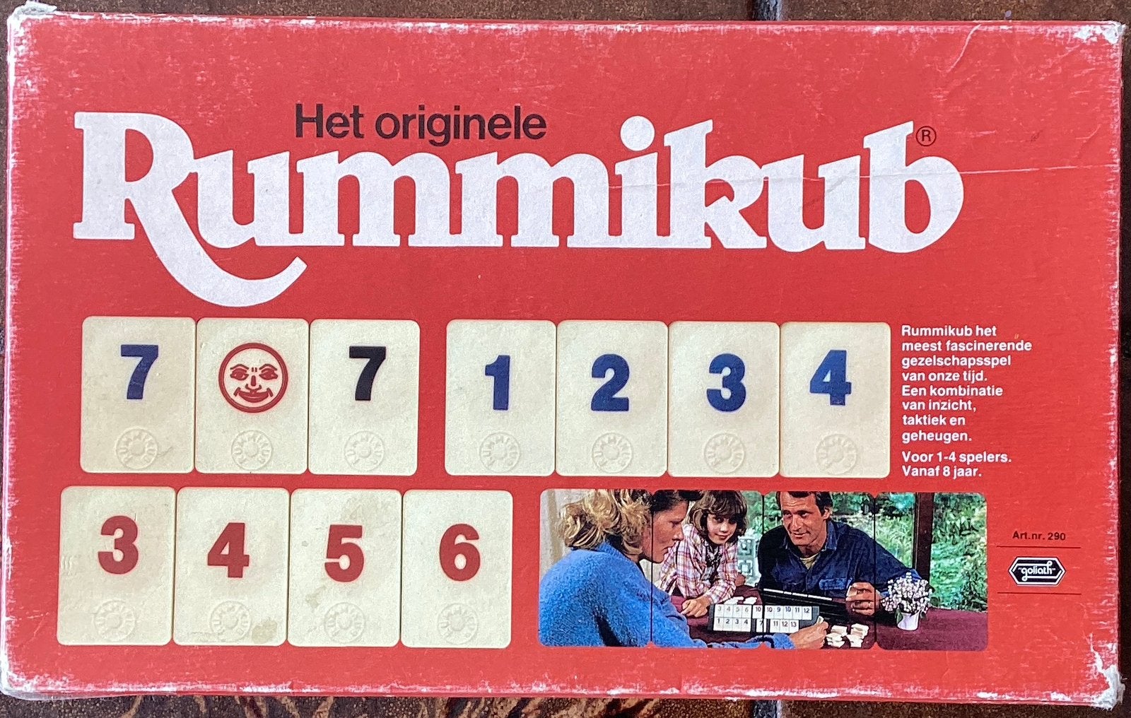 Compleet vintage rummicub spel met kleine stenen, Ophalen of Verzenden