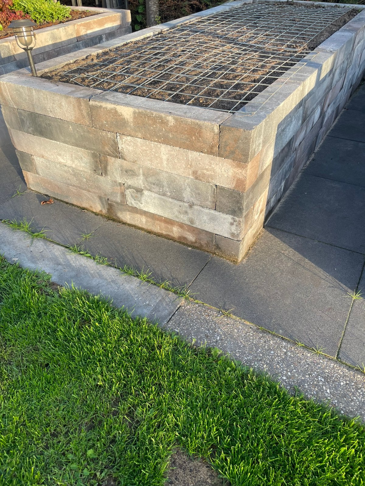 Stapelblokken, wall bricks, borderblokken, Tuin en Terras, Ophalen, Zo goed als nieuw, Beton, Overige typen