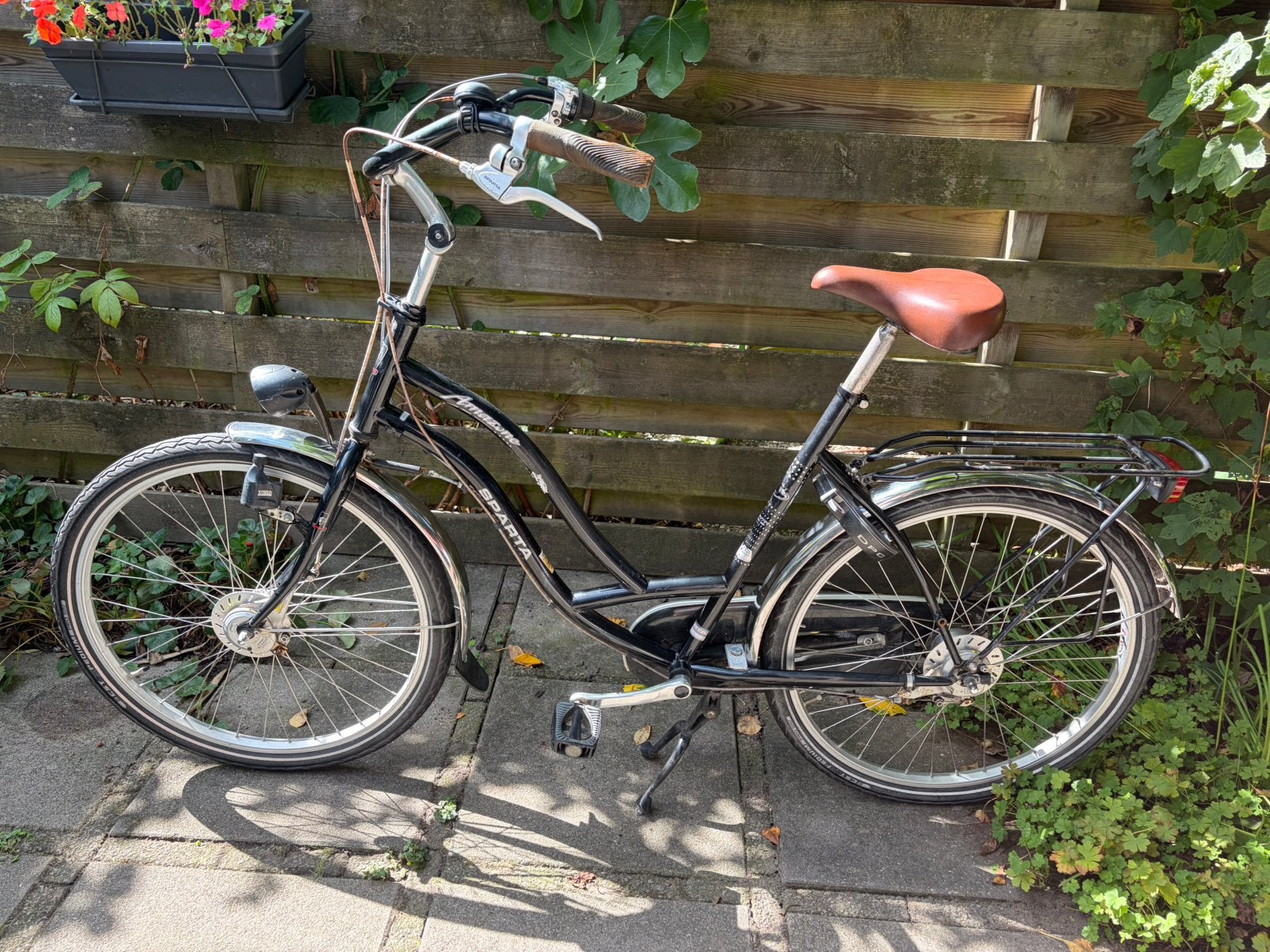 Sparta Amazone mamafiets, Fietsen en Brommers, Ophalen, Sparta, Gebruikt, Dubbele standaard