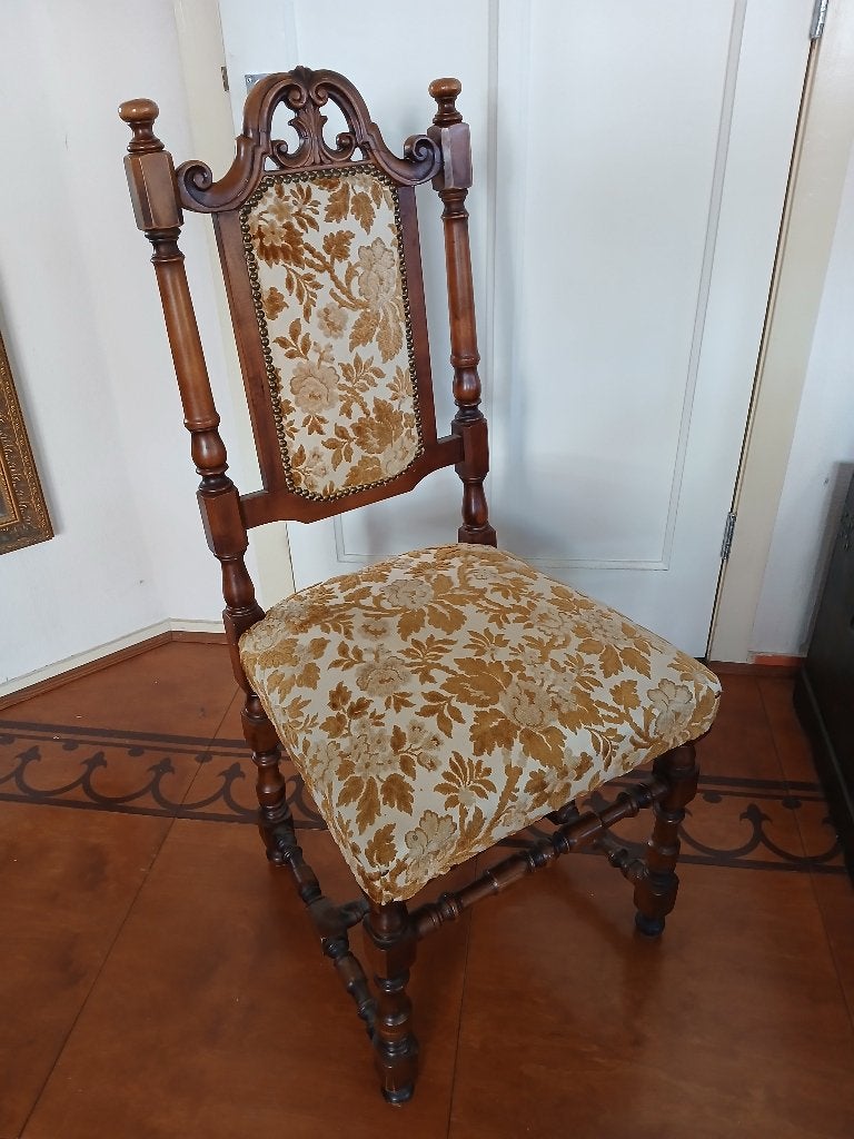 4 eetkamerstoelen, Huis en Inrichting, Ophalen, Hout, Gebruikt, Overige kleuren