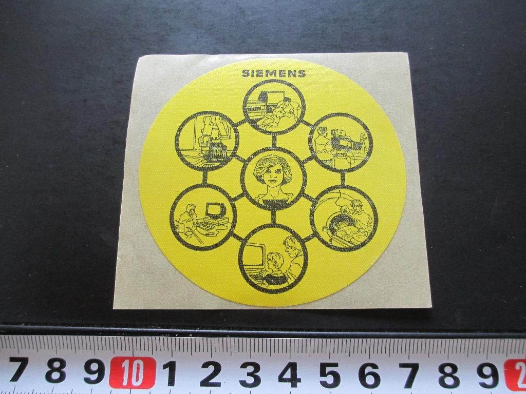 sticker SIEMENS  *, Verzamelen, Stickers, Ophalen, Zo goed als nieuw