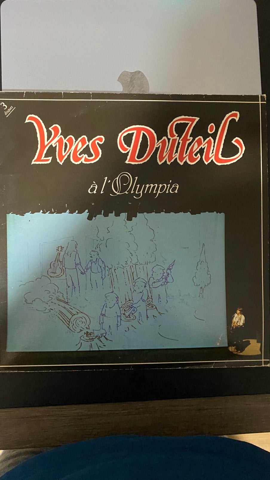 Yves Duteil - A L’ Olympis 3xLP (4 stuks voor (10,-), Ophalen of Verzenden, Gebruikt, Overige formaten