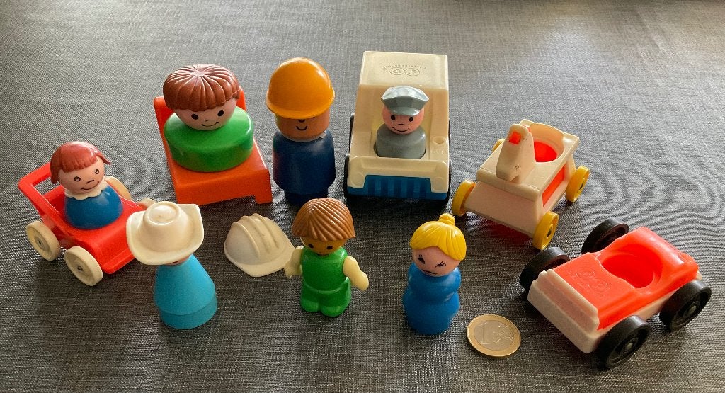 Vintage Fisher Price Little People, Ophalen, Gebruikt, Speelset