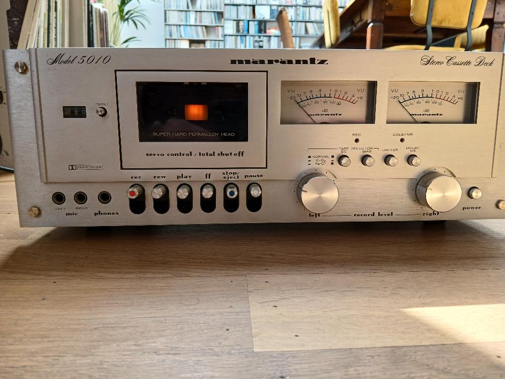 Vintage Marantz 5010 stereo cassettedeck, Audio, Tv en Foto, Cassettedecks, Ophalen, Marantz, Tiptoetsen