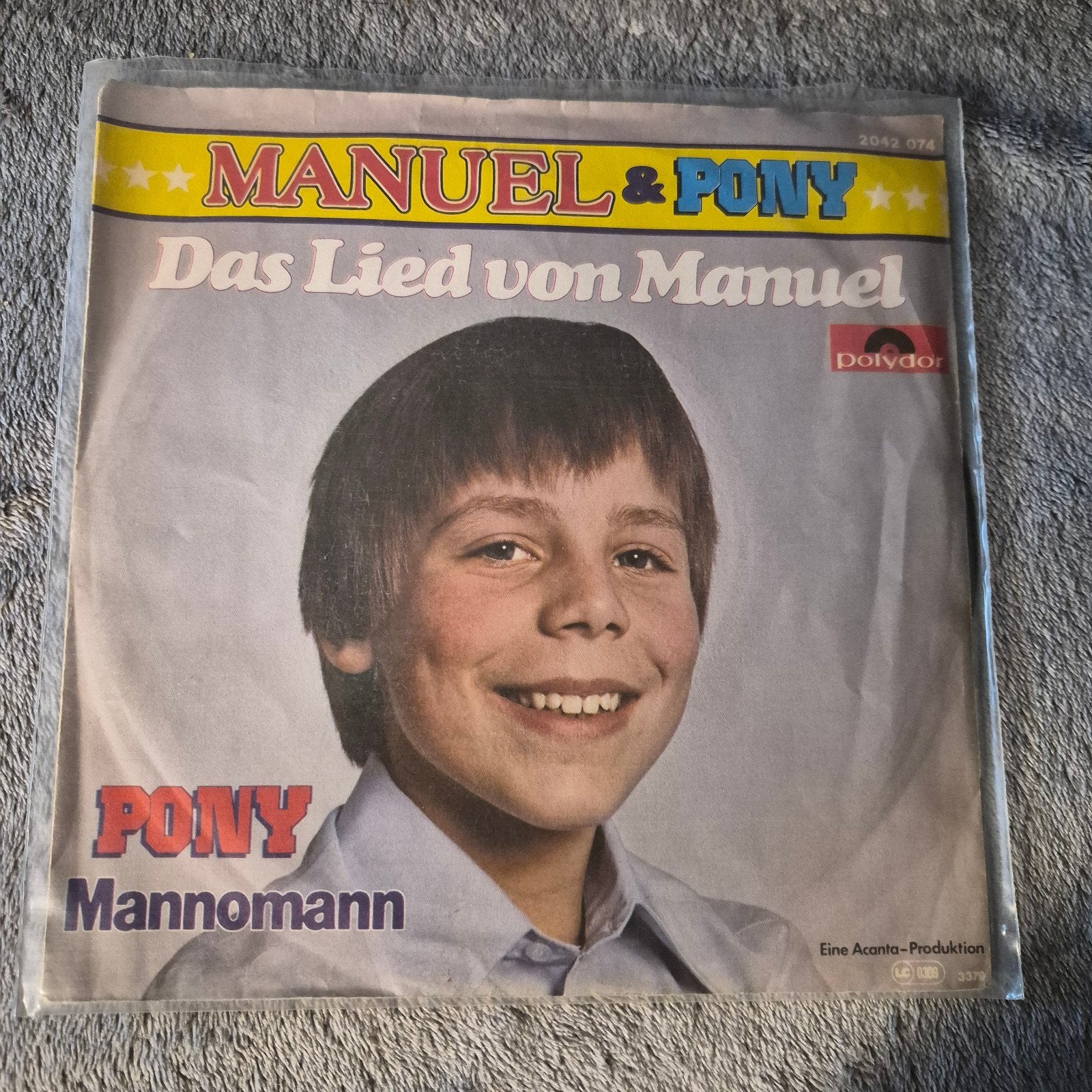 Manuel & Pony  - Das lied von Manuel (piraten topper), Cd's en Dvd's, Vinyl | Nederlandstalig, Ophalen of Verzenden, Gebruikt