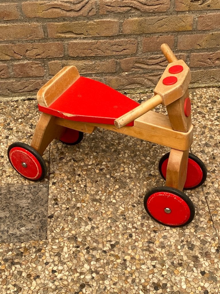 Te Koop: mooie vintage houten loopfiets, Ophalen of Verzenden, Gebruikt, Loopfiets