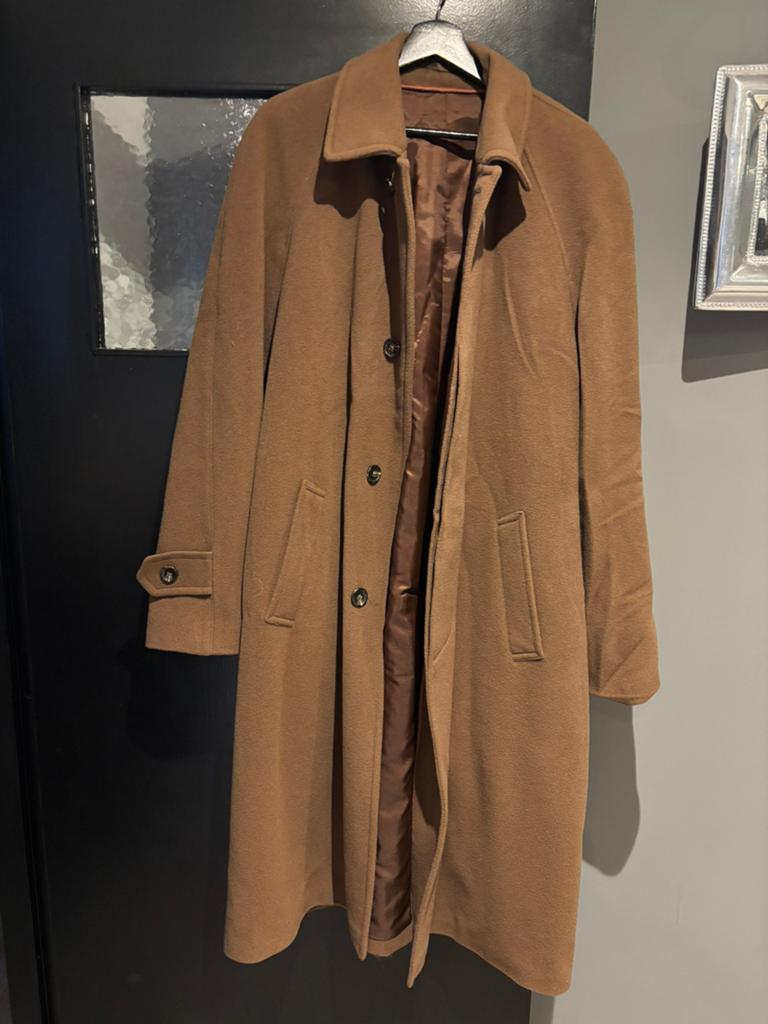 Bijenkorf mantel jas maat 52, Kleding | Dames, Ophalen of Verzenden, Zo goed als nieuw, Bruin, Jas of Mantel