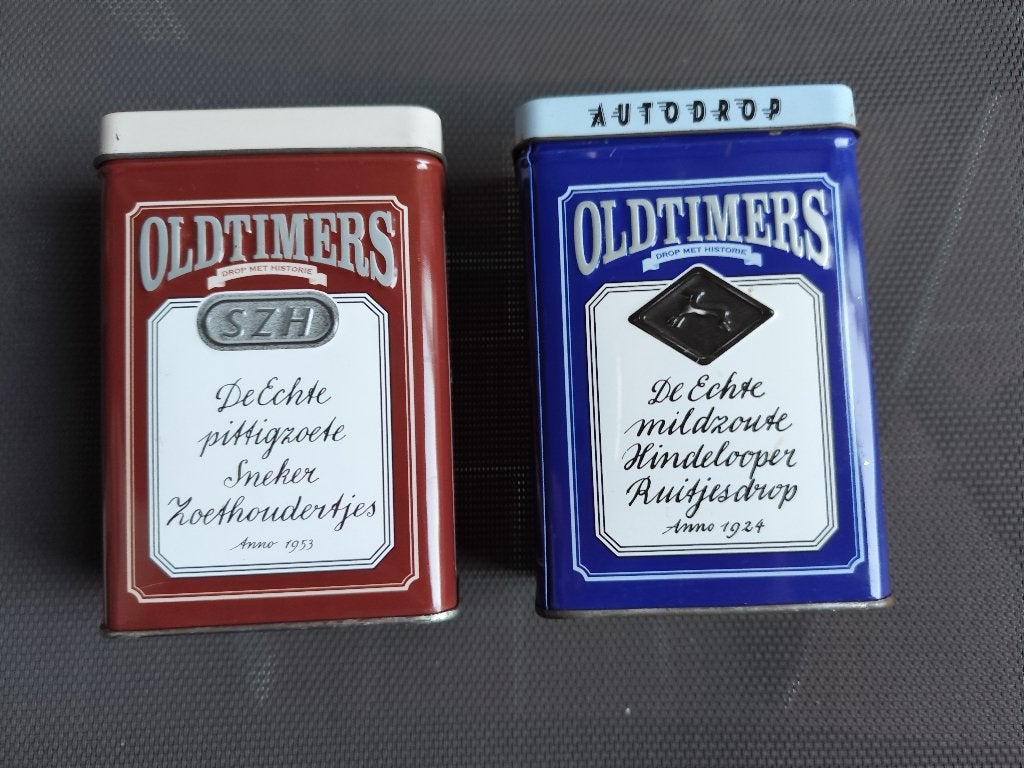 VINTAGE DROP BLIKJES, Verzamelen, Blikken, Ophalen of Verzenden, Zo goed als nieuw, Overige