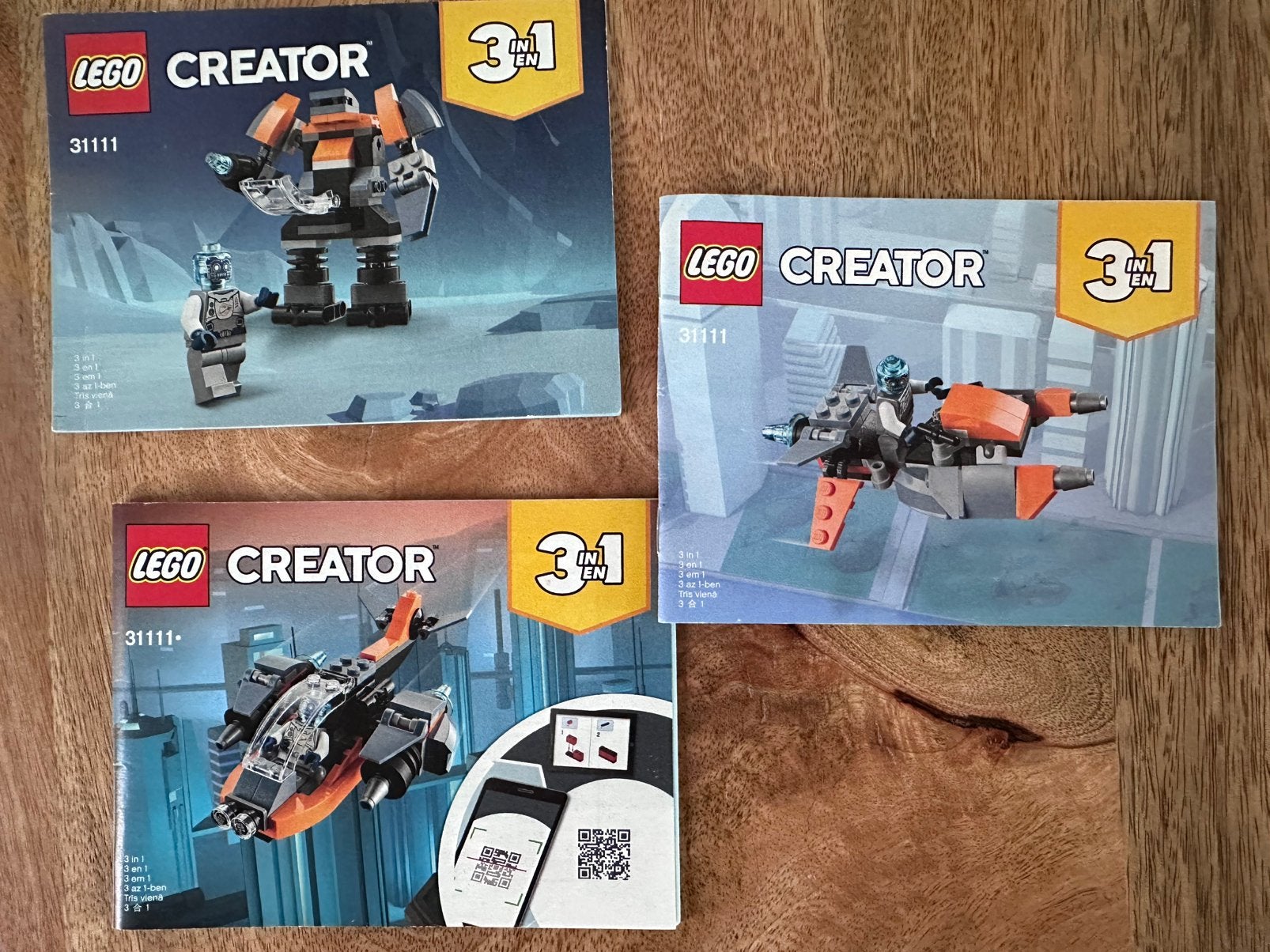 Lego Creator | 31111 | Cyberdrone | 3 in 1, Ophalen of Verzenden, Zo goed als nieuw