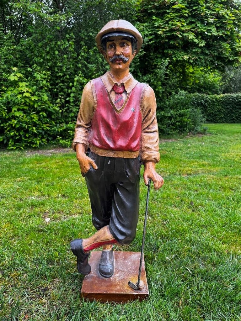 Golfer beeld, Ophalen of Verzenden, Gebruikt, Mens