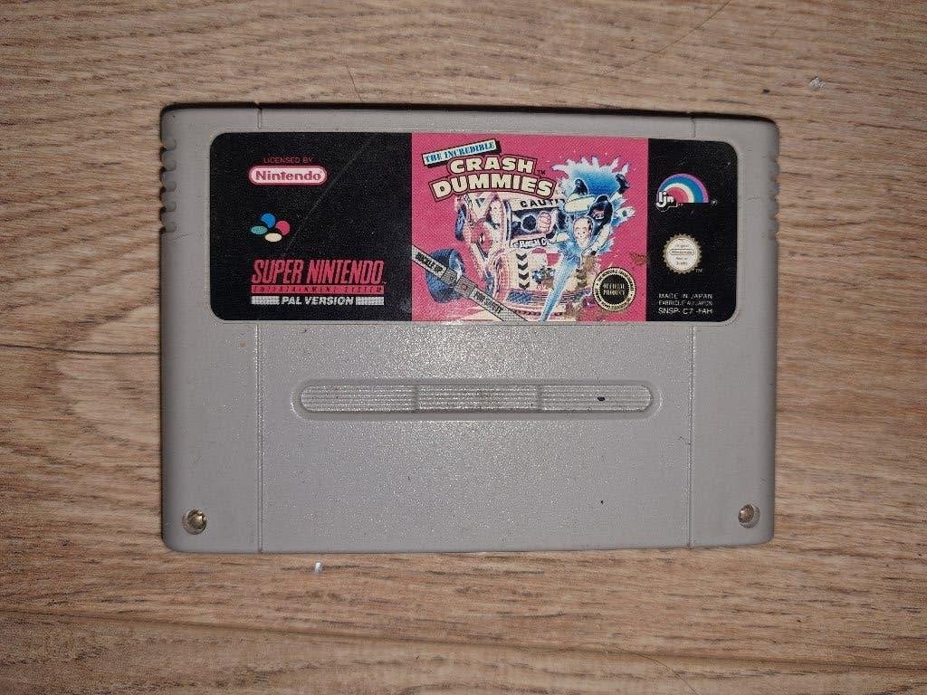 Crash dummies Snes, Avontuur en Actie, 1 speler, Ophalen of Verzenden, Zo goed als nieuw