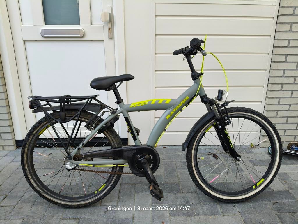 Batavus Snake 24 inch jongensfiets, Fietsen en Brommers, Fietsen | Jongens, Ophalen, Versnellingen, Batavus, Gebruikt