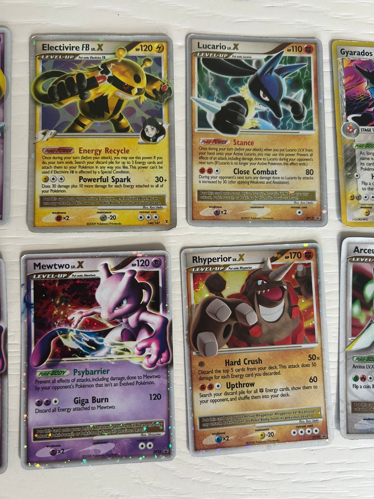 Pokémon LV.X Lot 9x + Gyarados Delta Species Vintage, Ophalen of Verzenden, Meerdere kaarten