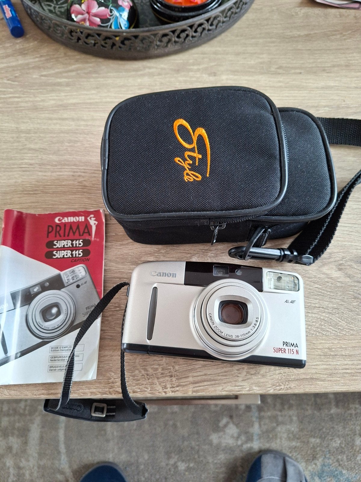 Oude fotocamera voor rolletje, Audio, Tv en Foto, Fotocamera's Analoog, Ophalen of Verzenden, Compact, Canon