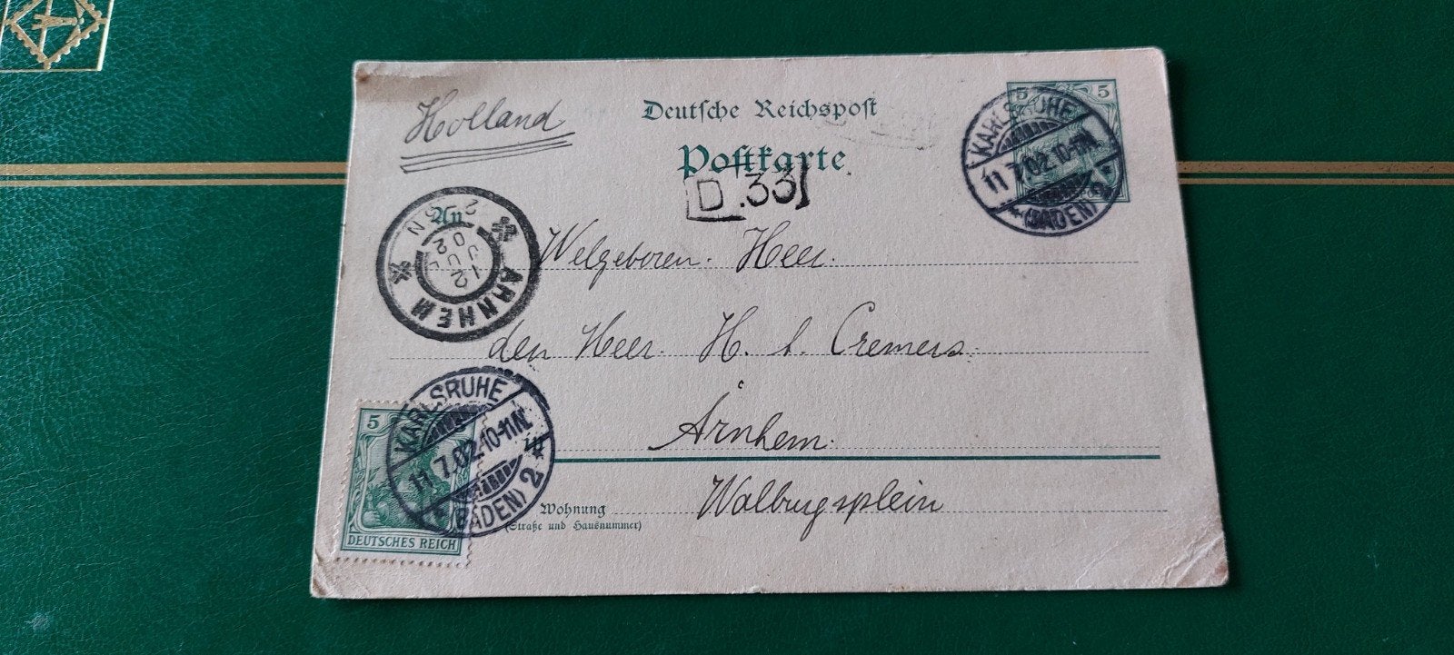 briefkaart Duitse rijk, Ophalen of Verzenden, Briefkaart