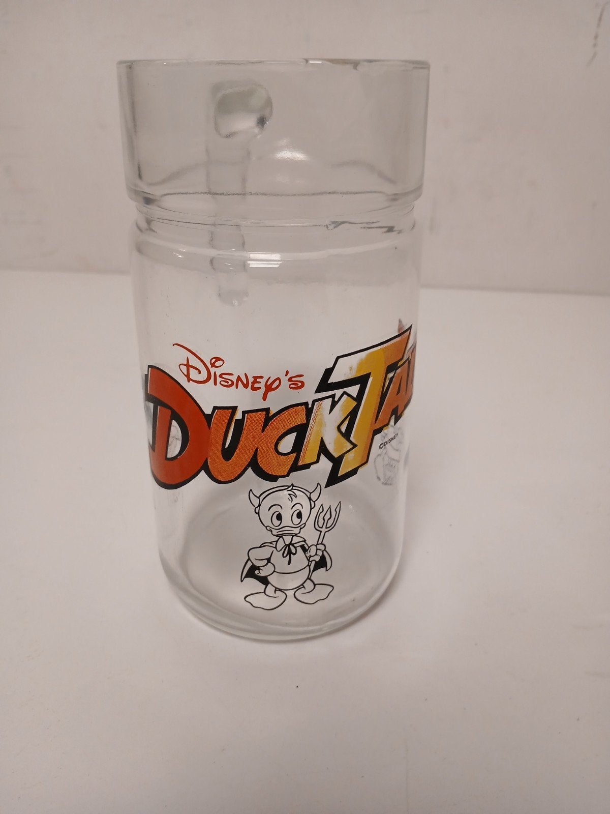 vintage ducktales pitcher schenkkan 19cm disney, Verzamelen, Ophalen of Verzenden, Zo goed als nieuw, Beeldje of Figuurtje