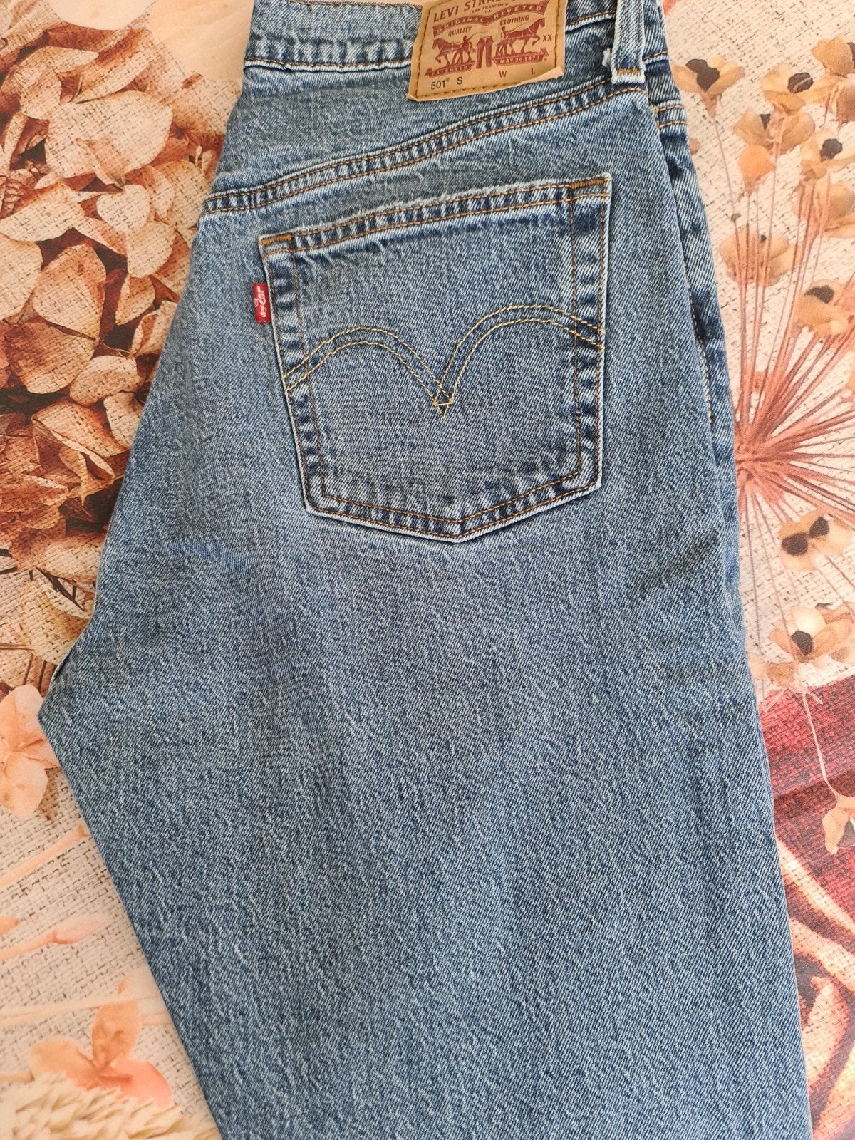 Levi's 501 S Jeans W29 L28 - Zo goed als nieuw, Blauw, Ophalen of Verzenden, Zo goed als nieuw, W28 - W29 (confectie 36)