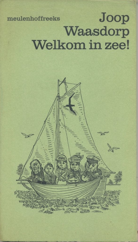 'Houten fiets' - In: Welkom in zee! / Joop Waasdorp - 1970, Boeken, Verzenden, Gelezen, Lopen en Fietsen