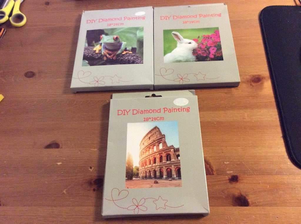 DIY Diamond paintings 3 stuks €4 per stuk of €10 samen, Hobby en Vrije tijd, Knutselen, Ophalen of Verzenden, Nieuw, Knutselwerk