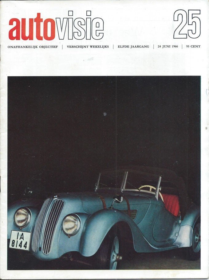 Autovisie 25 1966 : Toyota Crown 2000 - Le Mans - SLS Rally, Ophalen of Verzenden, Gelezen, Algemeen
