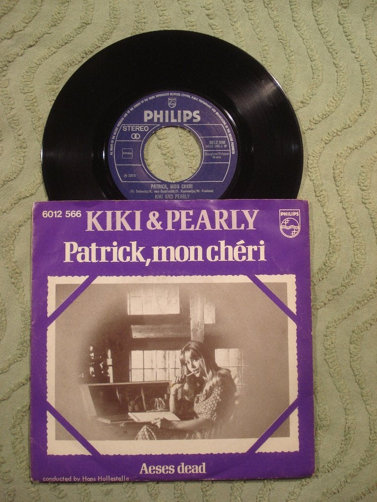 Kiki & Pearly 7" Vinyl Single: ‘Patrick mon chéri’ (NL), Ophalen of Verzenden, Zo goed als nieuw, 7 inch, Pop