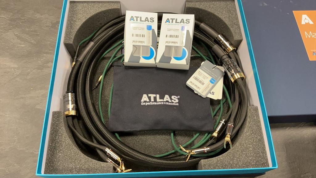 Atlas Mavros Transpose Speaker Gold 2-2 Grun 2 x 2 meter, Ophalen, Zo goed als nieuw, Nvt, Luidsprekerkabel