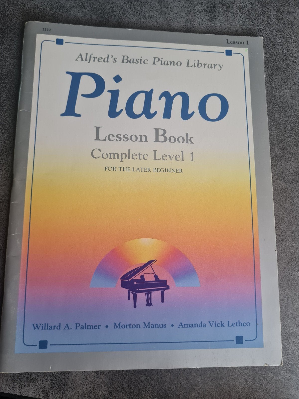 Alfred's Basic Piano Library - Lesboek Niveau 1, Gebruikt, Overige genres, Les of Cursus, Ophalen of Verzenden