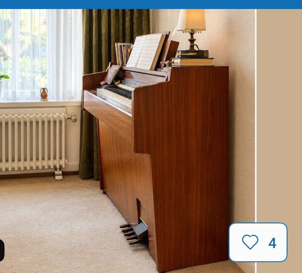 Liebig Elektrische Harmonium Orgel - Klassiek Geluid, Ophalen, Gebruikt, 1 klavier, Harmonium