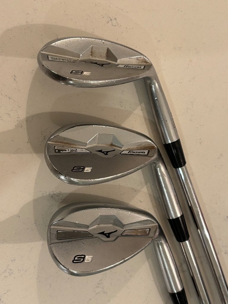 Mizuno S5 Golf Wedges Set - 50, 54 en 58 graden, Ophalen of Verzenden, Gebruikt, Club, Mizuno