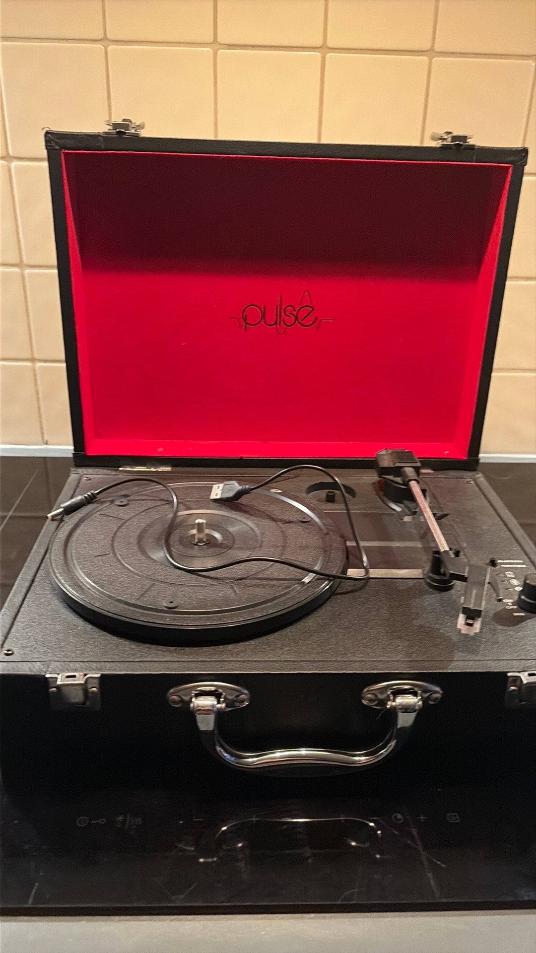 Platenspeler in koffer, Audio, Tv en Foto, Ophalen, Gebruikt, Overige merken
